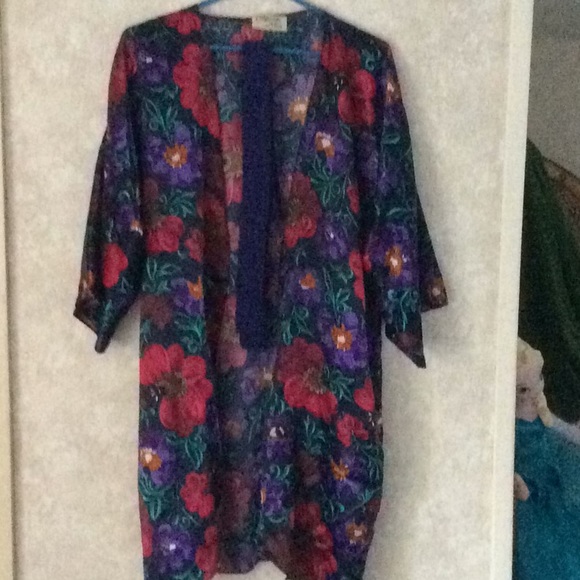 california miss Other - Sexy&Silky floral bathrobe